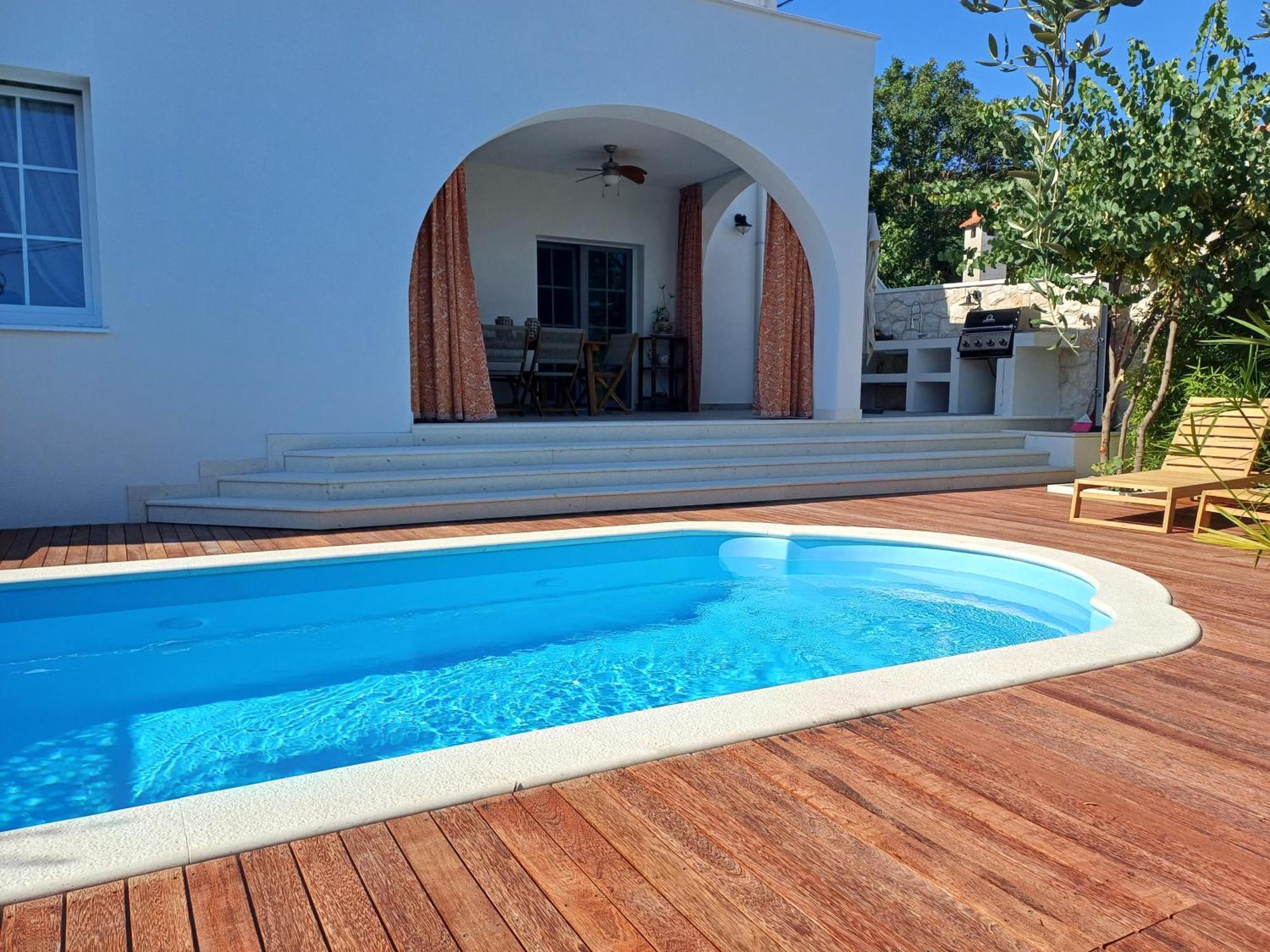 The Three Flowers Pool House Trogir Ngoại thất bức ảnh